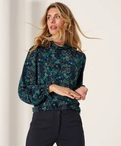 Fabienne Chapot Jersey De Cuello Alto Estampado Floral Billy
