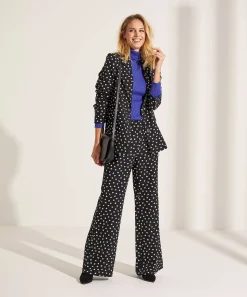 Fabienne Chapot Pantalones Anchos Con Estampado Floral Puck