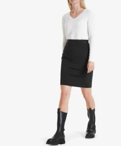 Falda De Punto Marc Cain Elastica