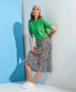 Falda Giulia E Tu Multicolor Paisley