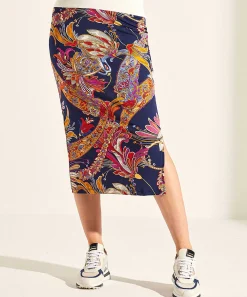 Falda Giulia E Tu Slinky Paisley Multicolor