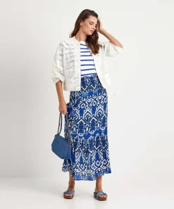 Falda Kyra Estampado Ikat Veronique