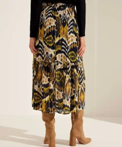Falda Kyra Estampado Ikat Vanessa