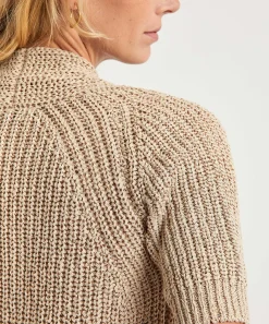 Giulia E Tu Cardigan De Hilo De Cinta Manga Corta