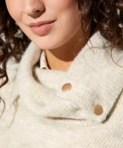 Giulia E Tu Cuello Alto Botones Diagonales