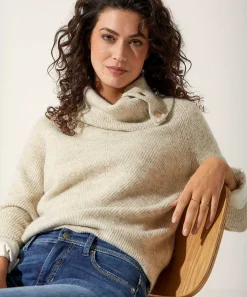 Giulia E Tu Cuello Alto Botones Diagonales