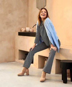 Giulia E Tu Top Jacquard De Espiga