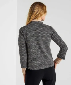 Giulia E Tu Top Jacquard De Espiga