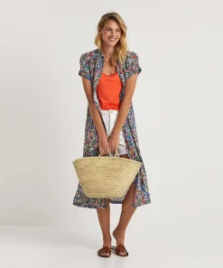 Giulia E Tu Vestido Con Botones Multi Paisley