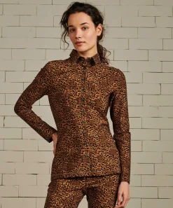 Jane Lushka Blusa Kikkie Estampado Animal