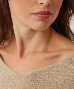 Jersey * De Lurex Con Cuello En V