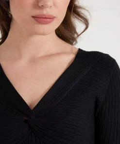 Jersey Ajustado Con Cuello De Pico Emotions