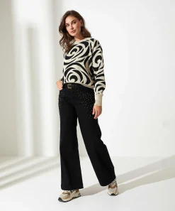 Jersey Con Remolinos De Lurex Summum