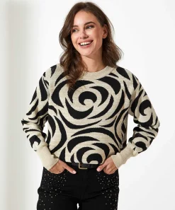 Jersey Con Remolinos De Lurex Summum