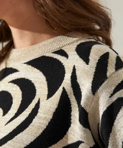 Jersey Con Remolinos De Lurex Summum