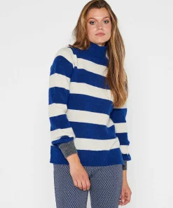 Jersey De Cuello Alto A Rayas Kyra Kalista