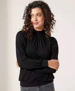 Jersey De Cuello Alto Con Pliegues Giulia E Tu