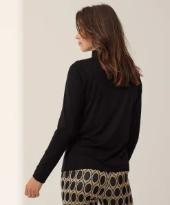 Jersey De Cuello Alto De Tierra De Nadie De Lurex