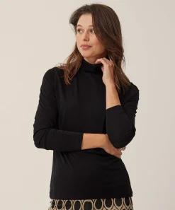 Jersey De Cuello Alto De Tierra De Nadie De Lurex