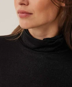 Jersey De Cuello Alto De Tierra De Nadie De Lurex