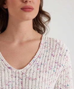 Jersey De Hilo Con Cinta Emotions Con Cuello En V