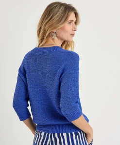 Jersey De Hilo Con Cinta * Con Cuello En V