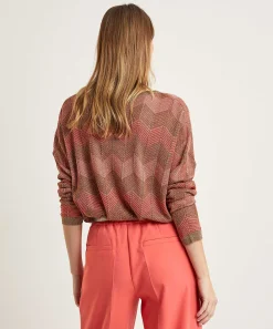 Jersey Summum Calado Zigzag Lurex
