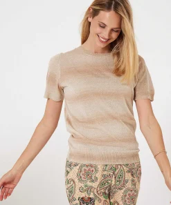 Jersey Summum Lurex Rayas Ombre