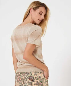 Jersey Summum Lurex Rayas Ombre