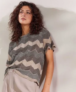 Jersey Summum Zigzag Lurex