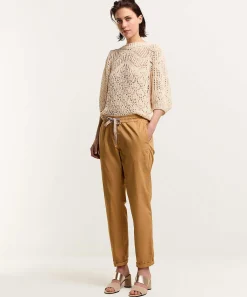 Joggers De Popelina Con Lazo Summum