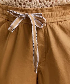 Joggers De Popelina Con Lazo Summum