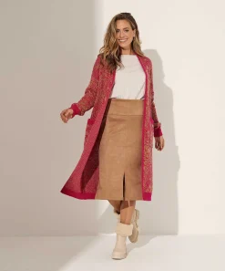 Kyra Cardigan Largo Flor Puk