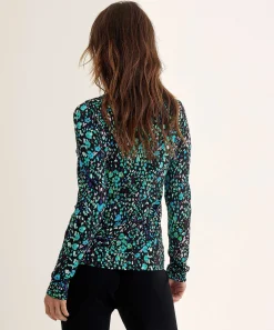 Kyra Jersey De Cuello Alto Flor Justa