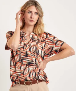 Kyra Top Hoja Descolorida Noor