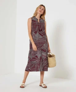 Kyra Vestido De Rayas Estampado De Lineas Ria