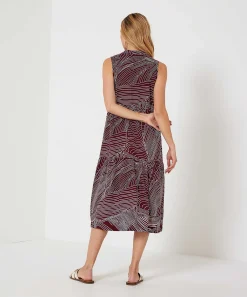 Kyra Vestido De Rayas Estampado De Lineas Ria