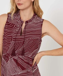 Kyra Vestido De Rayas Estampado De Lineas Ria