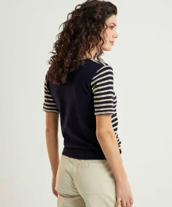 Leo & Ugo Jersey Rayas Orillas Lurex