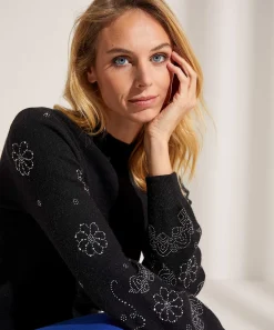 Leo & Ugo Sueter Estampado De Flores Strass