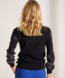 Leo & Ugo Sueter Estampado De Flores Strass