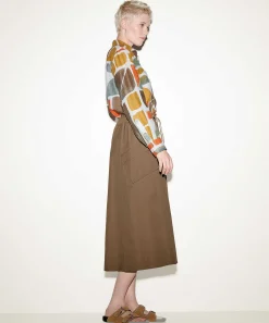 Luisa Cerano Blusa Ramio Estampado Grafico