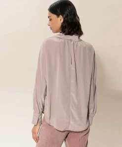 Luisa Cerano Blusa Sedosa Con Lazo