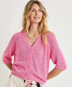 Luisa Cerano Cardigan De Hilo Con Cintas