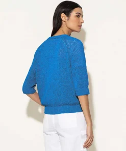 Luisa Cerano Cardigan De Hilo Con Cintas