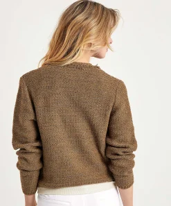 Luisa Cerano Cardigan Escote En Pico Lurex