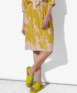 Luisa Cerano Falda Bata Estampado Flores