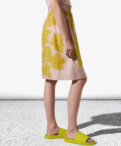 Luisa Cerano Falda Bata Estampado Flores