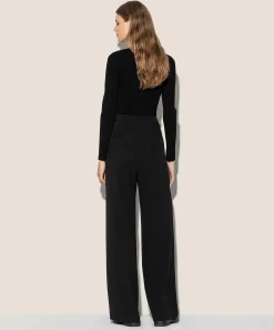 Luisa Cerano Pantalones Anchos De Crepe Ligero