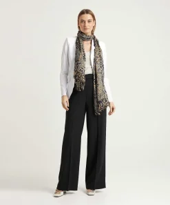 Luisa Cerano Pantalones Anchos De Crepe Ligero
